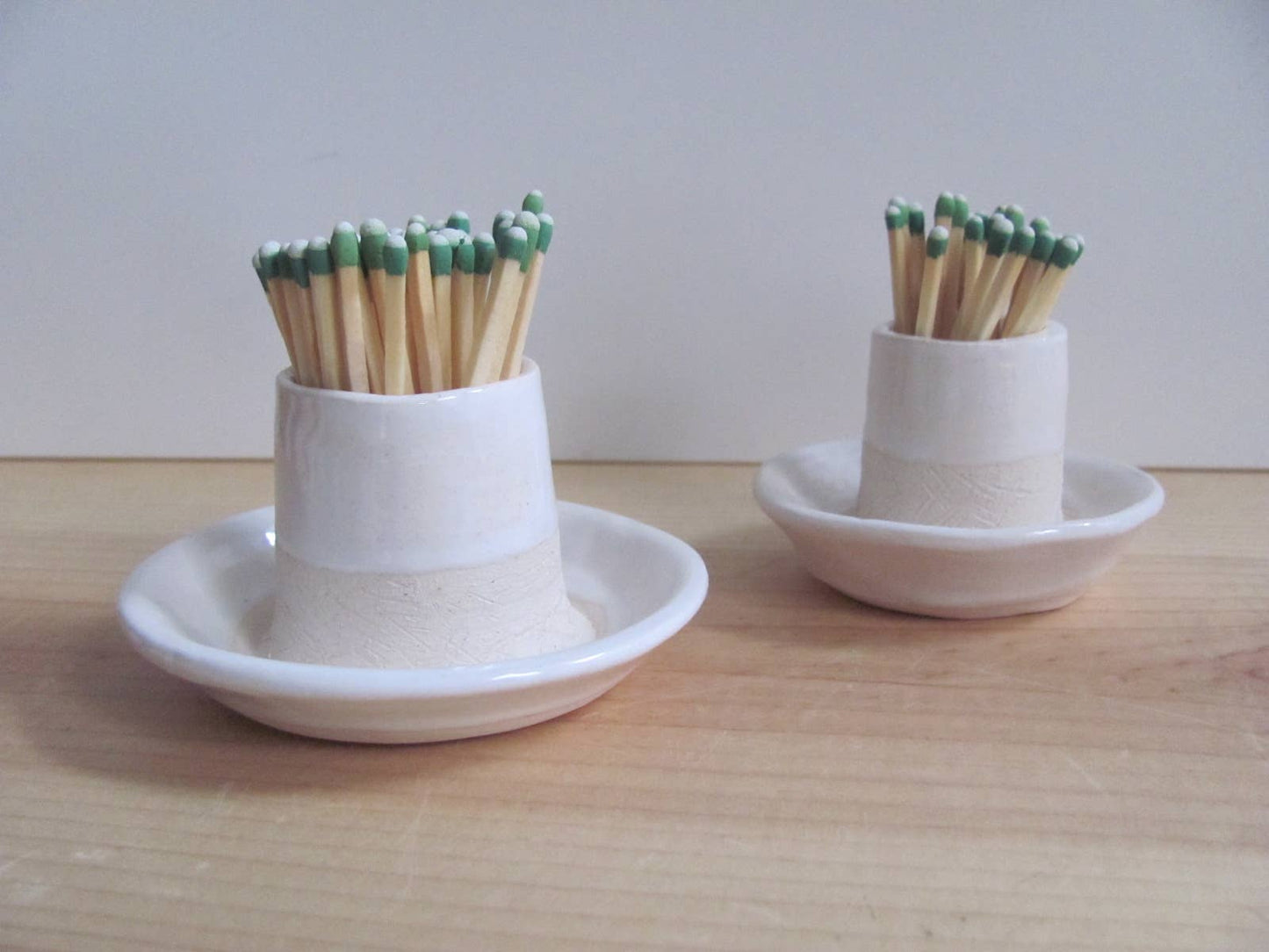 Handmade Ceramic Match Striker with Dish