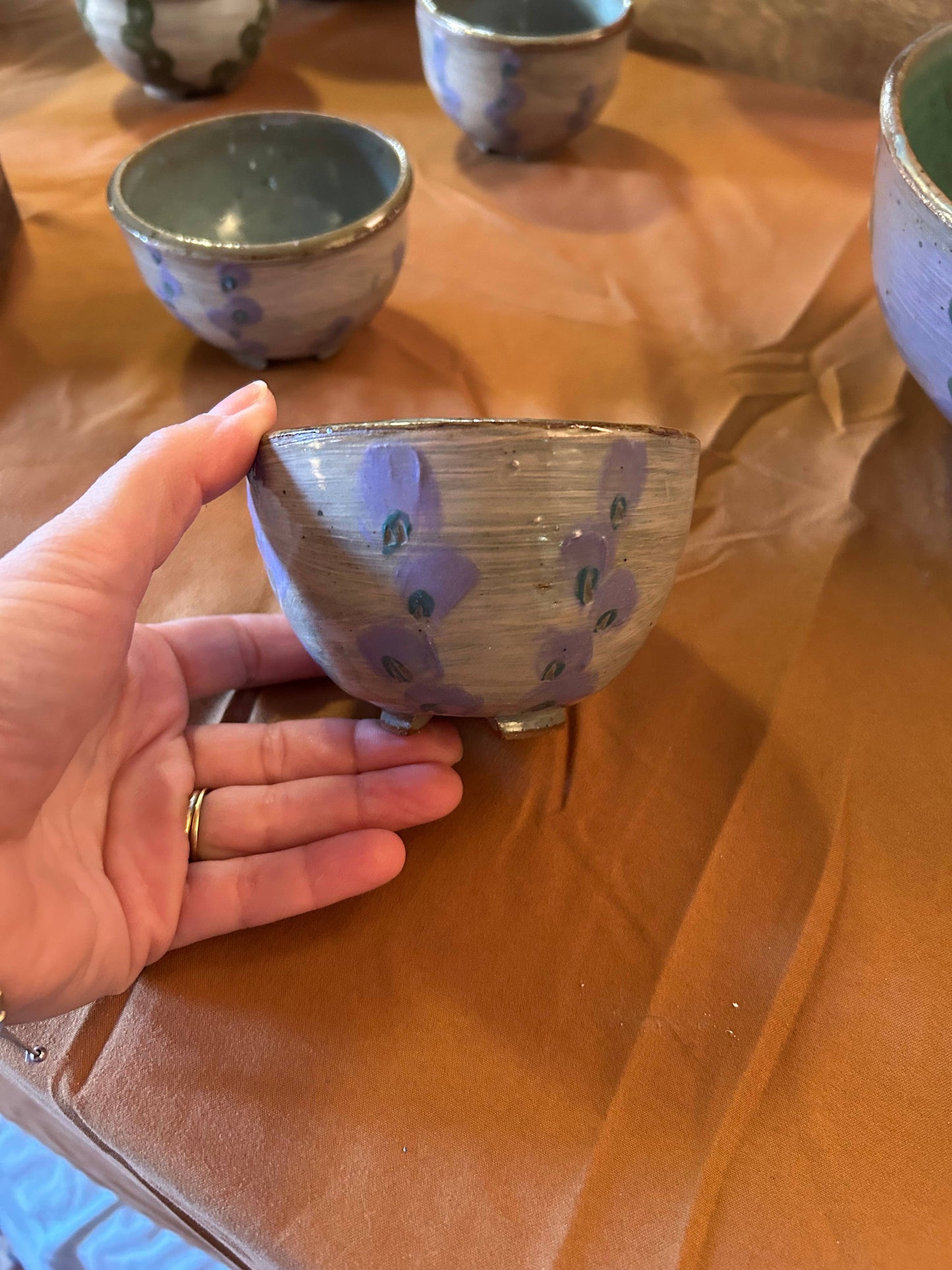 Small Flora Ceramic Stoneware Bowl