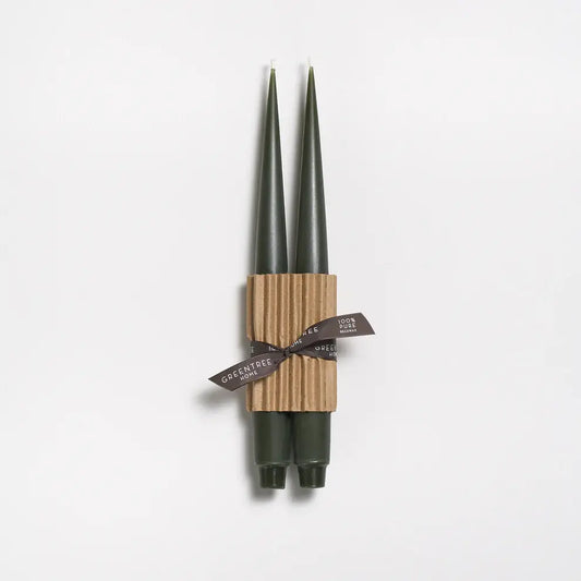 Apollo 12" Taper Beeswax Candle Set