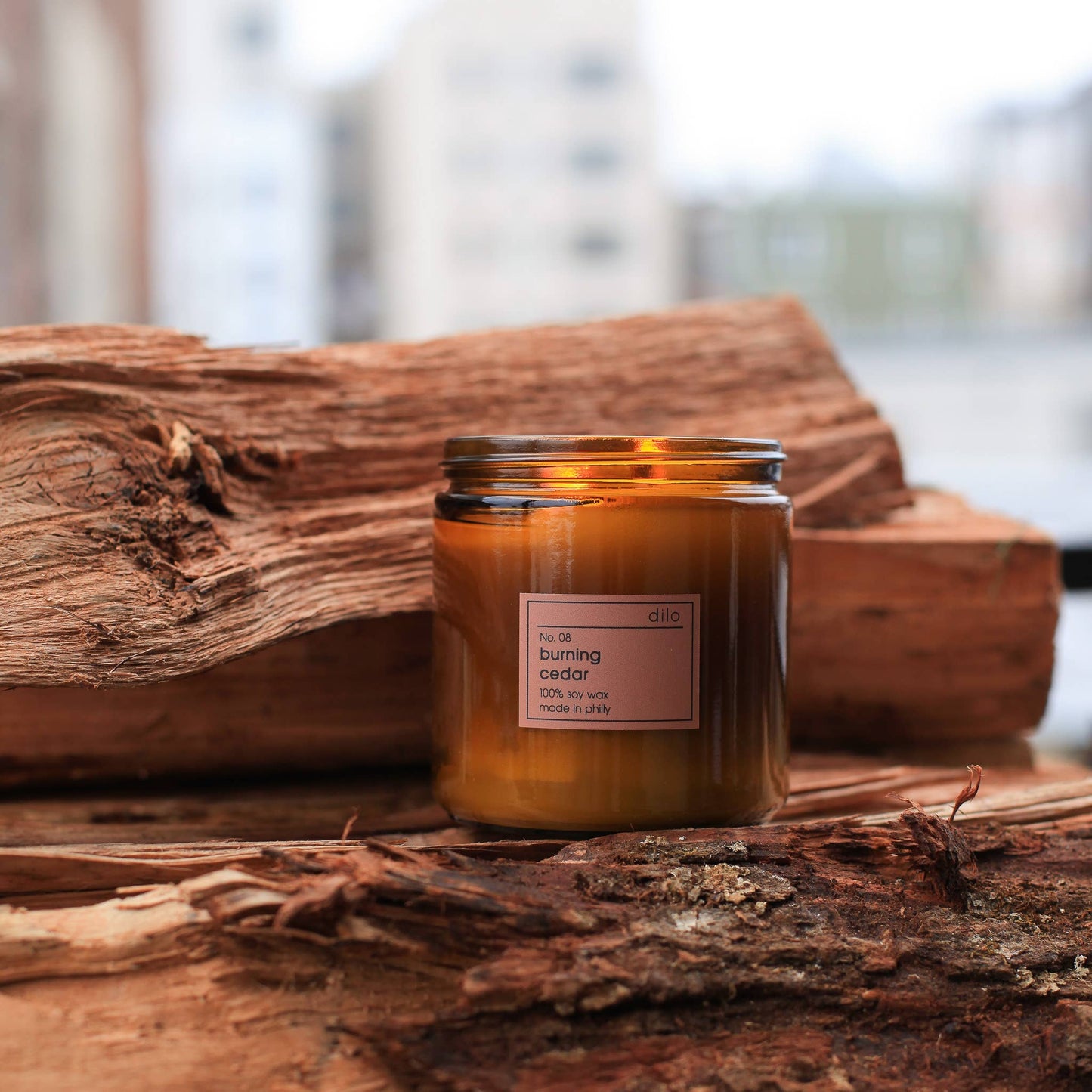 No. 08 Burning Cedar Soy Candle