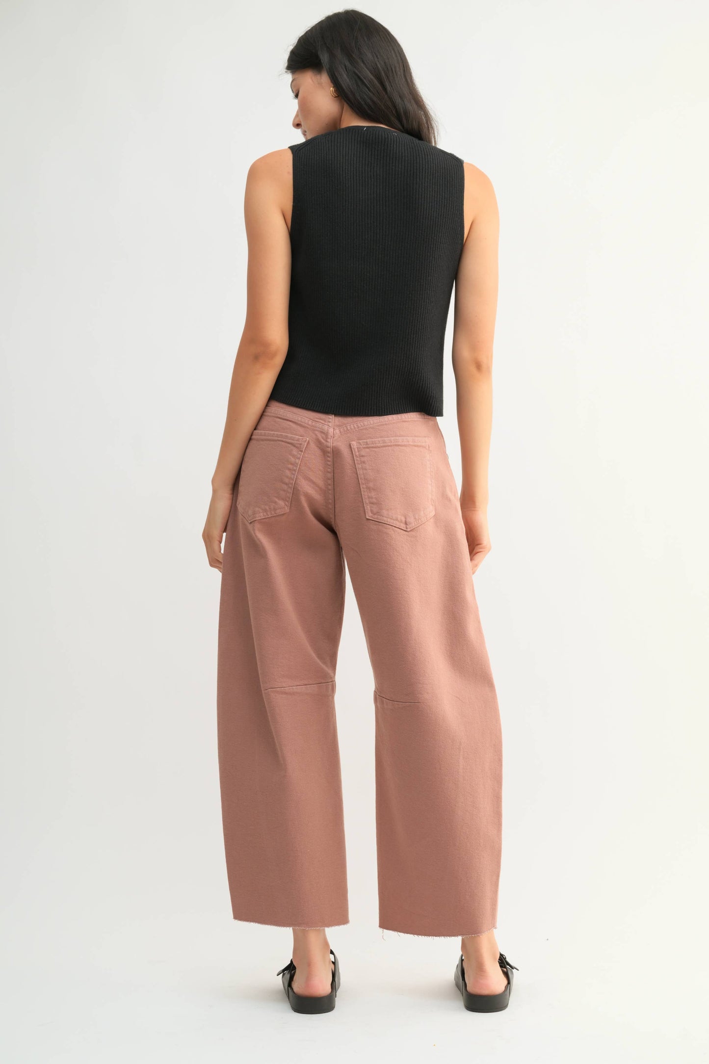 Clay Seamed Barrel Jeans