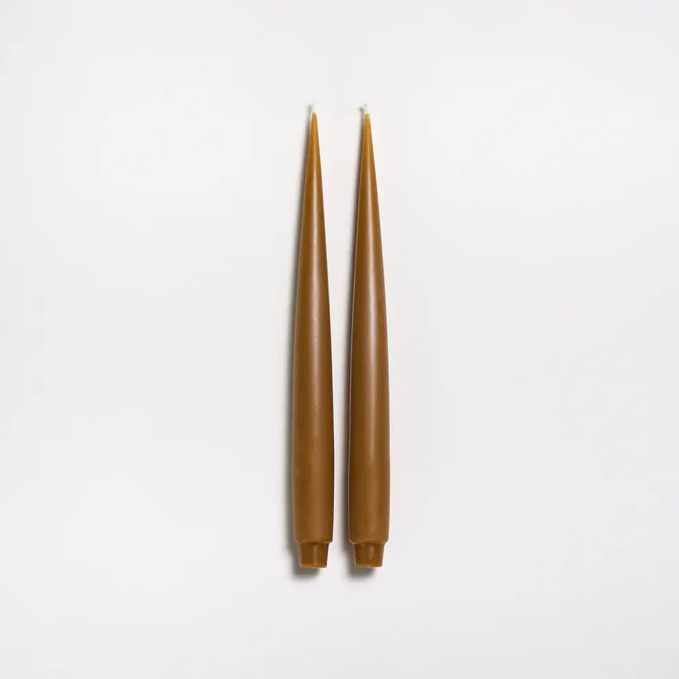 Apollo 12" Taper Beeswax Candle Set