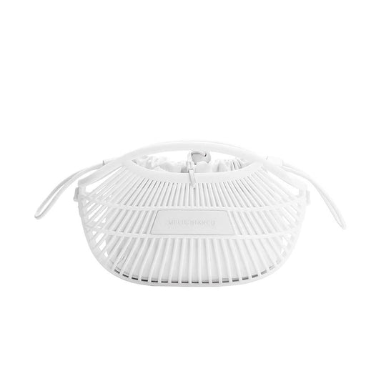 Nikko White Small Jelly Tote Bag