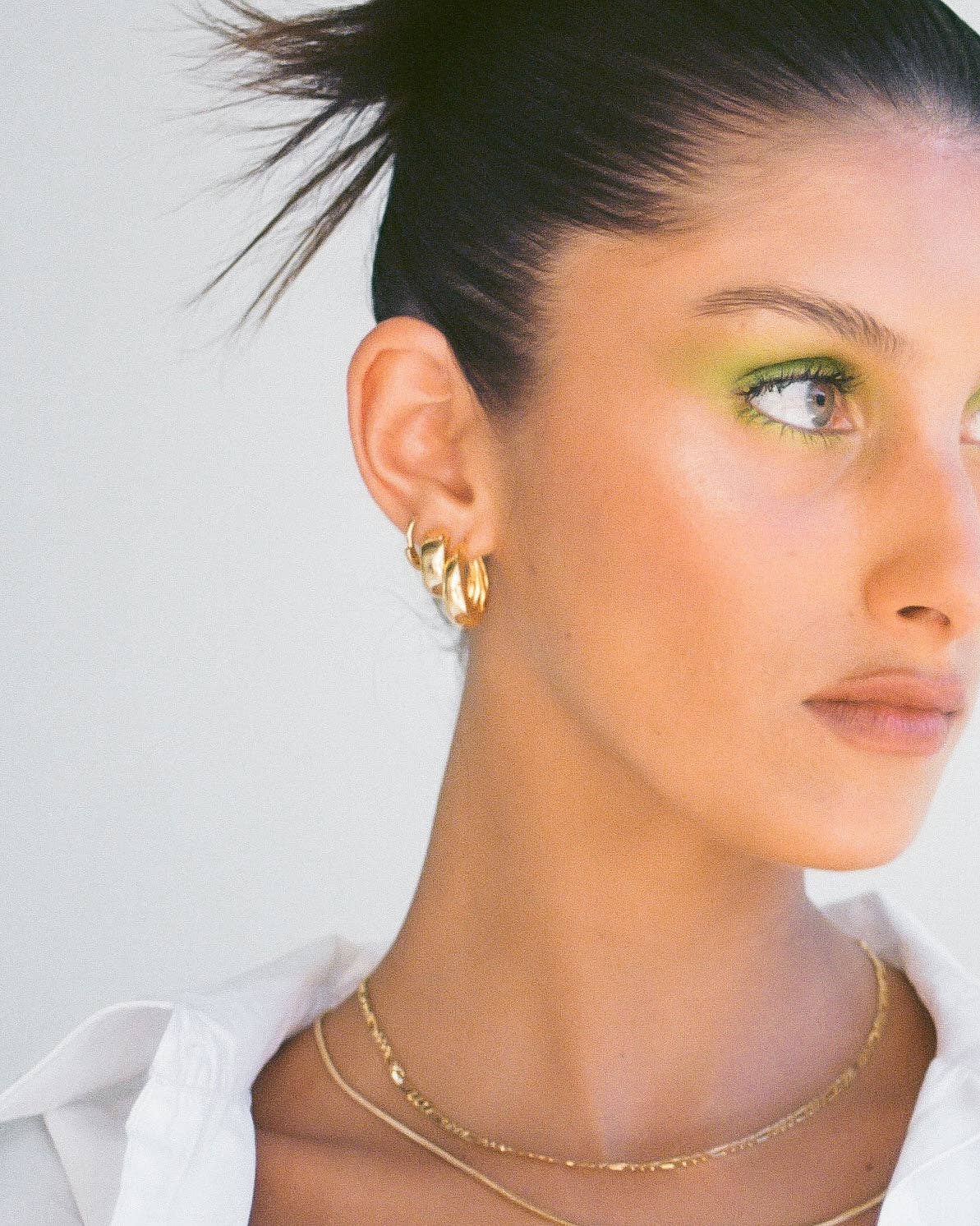 Gold Marbella Hoops