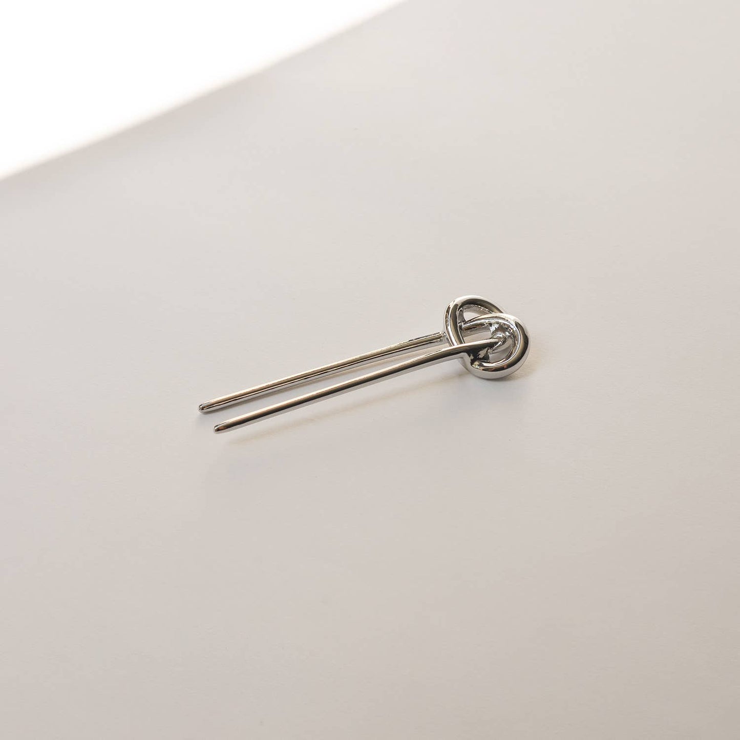 Silver Knot-shaped Hair Stick