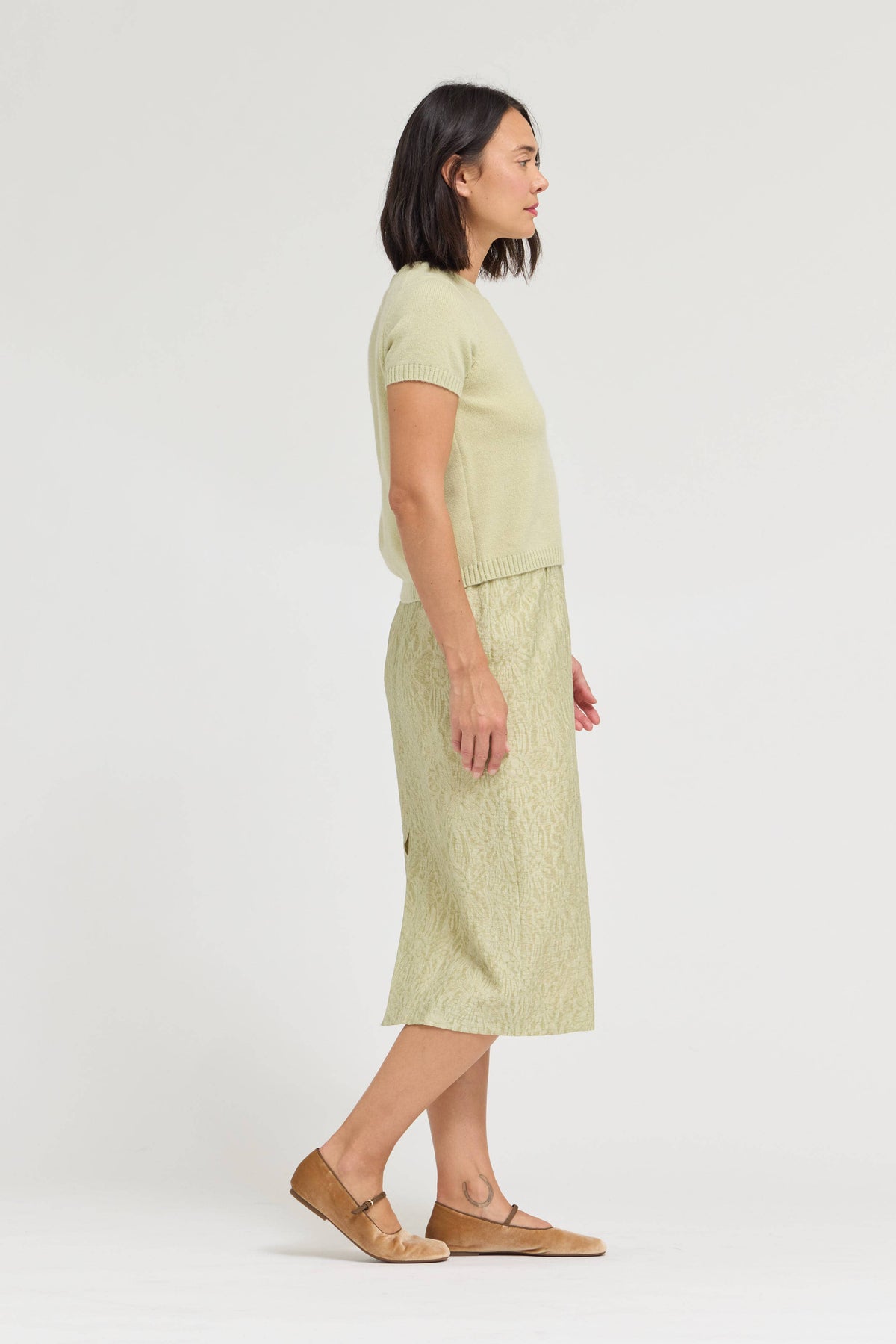 Classic Short Sleeve Sweater Knit