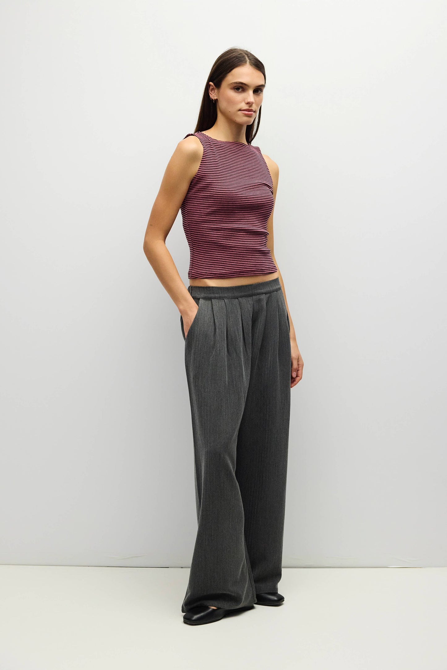 Soft Striped Bateau Tank