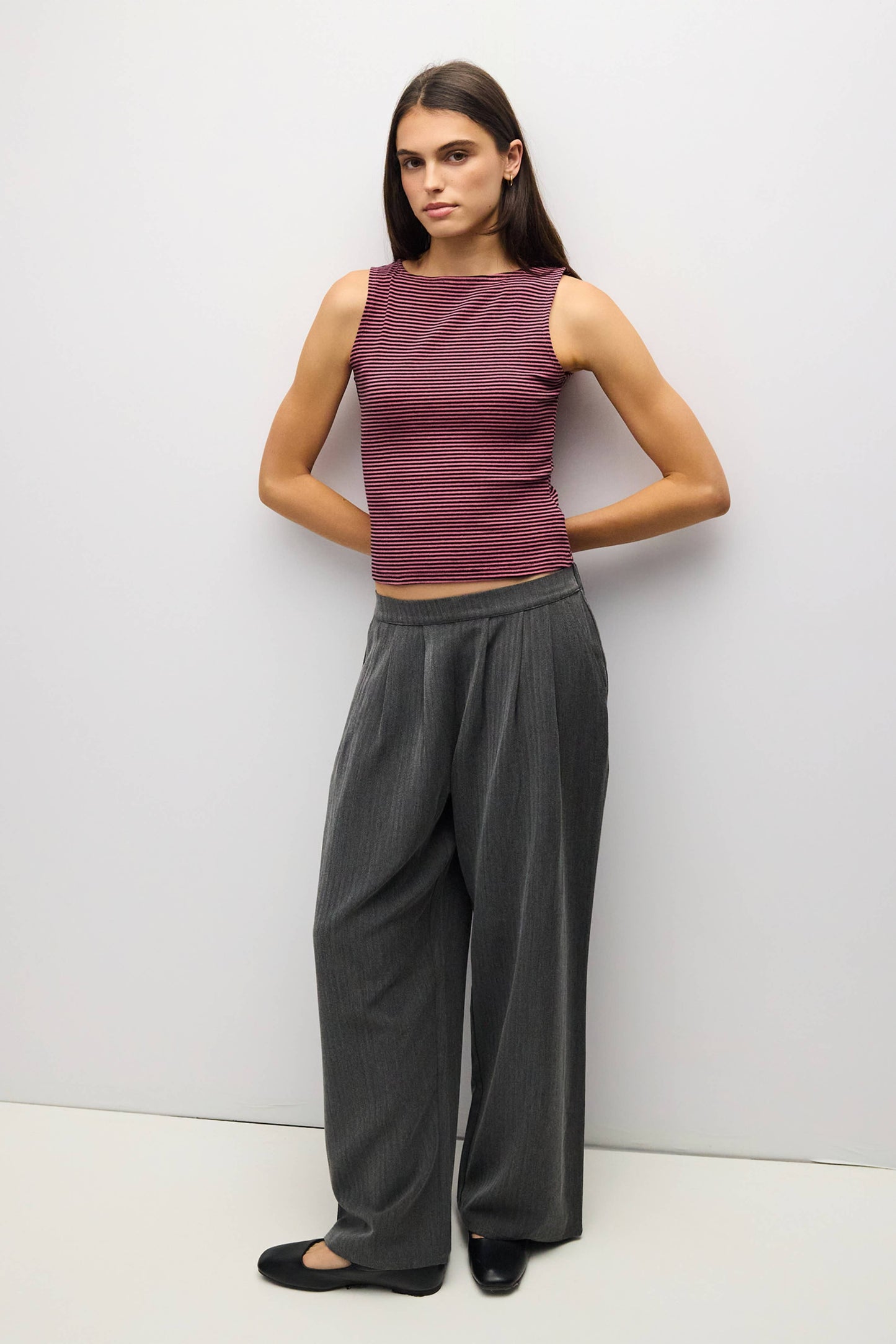 Soft Striped Bateau Tank