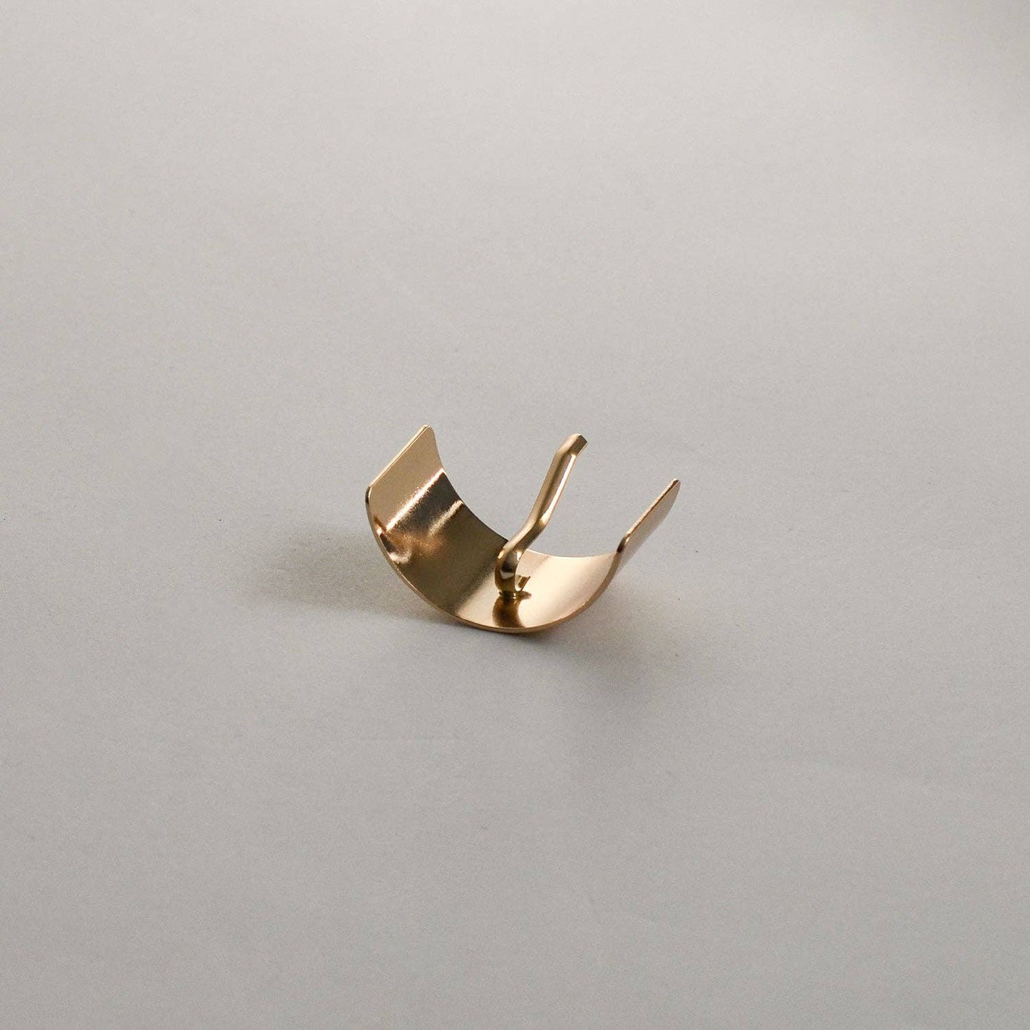 Gold Metal Rectangular Hair Ponytail Cuff Stick