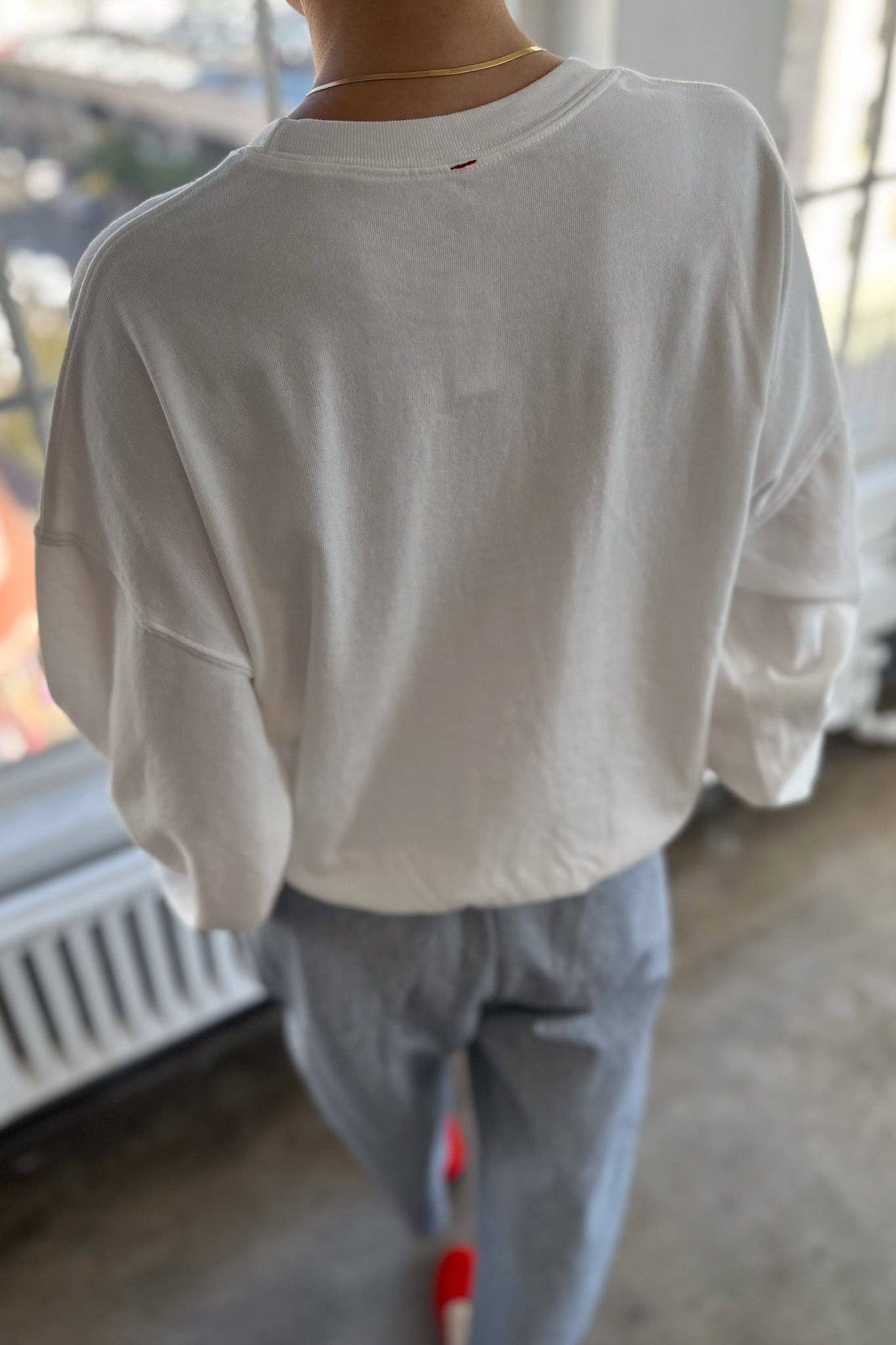 Cali Cotton Jersey Sweatshirt