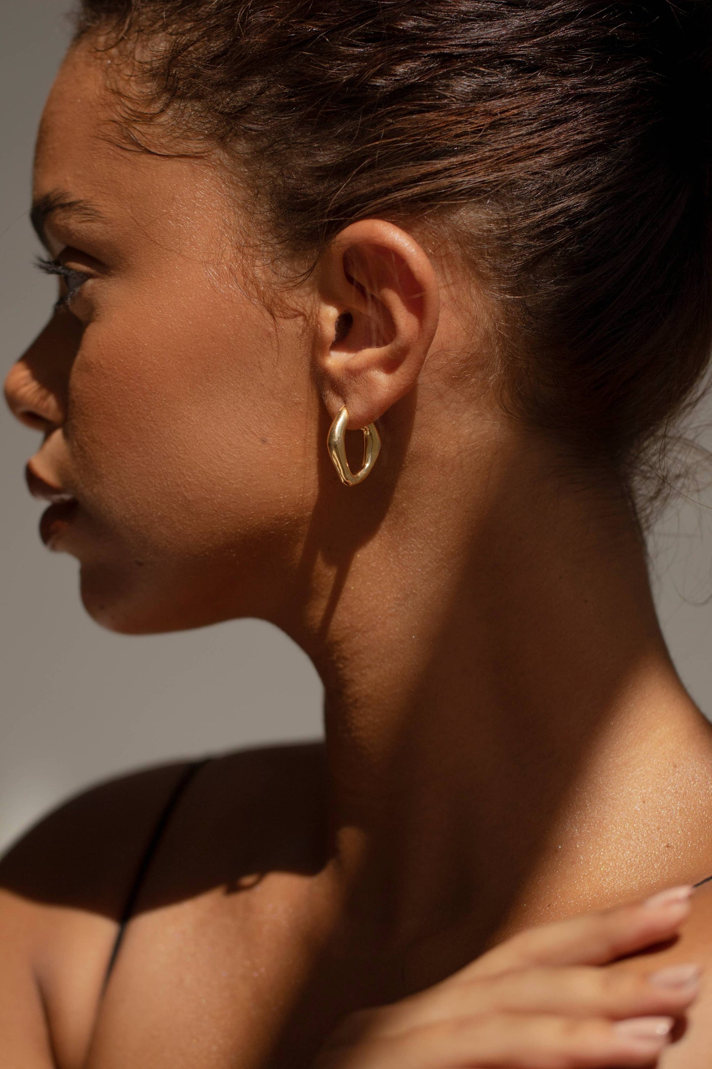 Gold Liv Hoop Earring