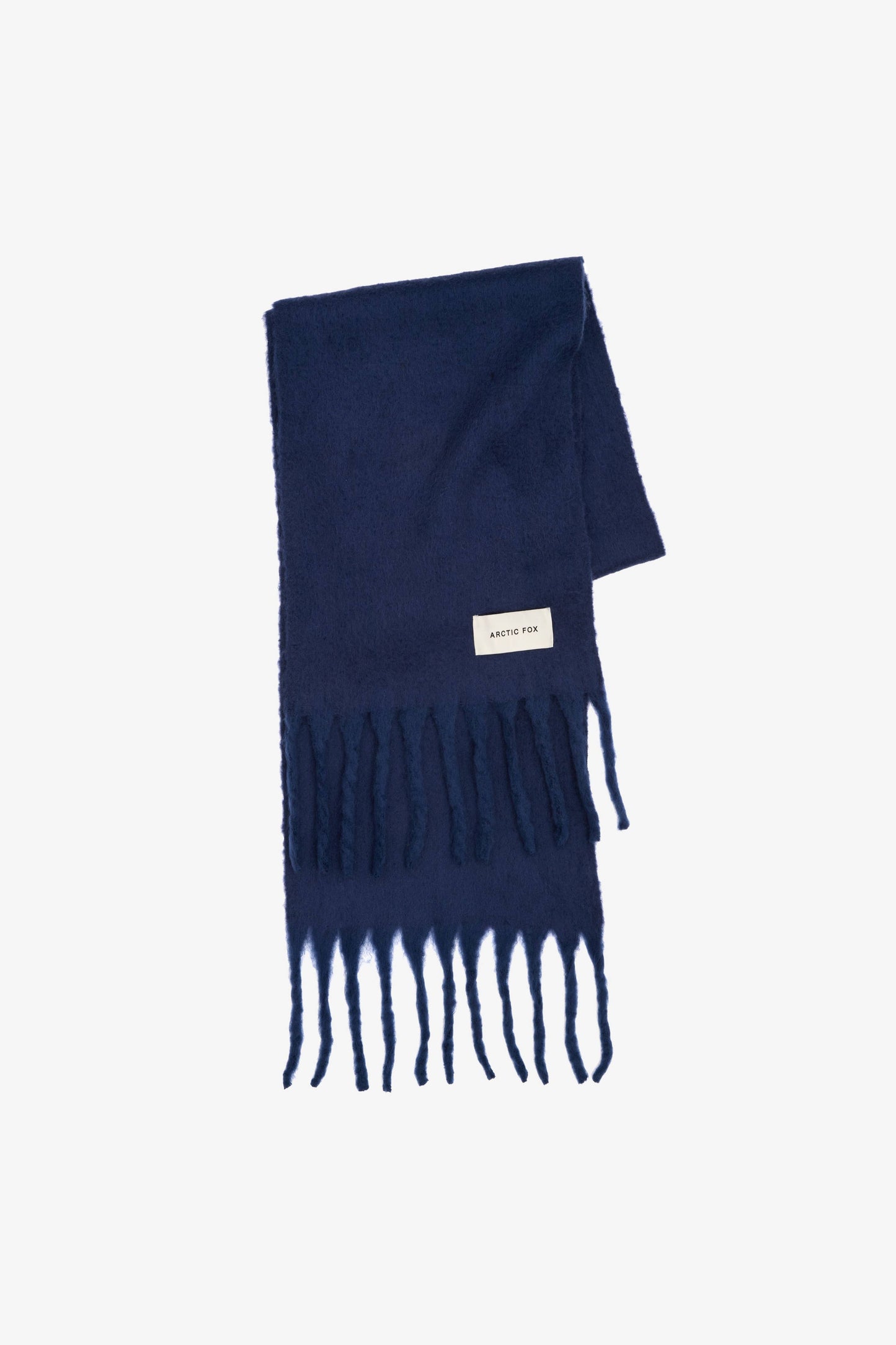 Midnight Blue Brushed Oversized Scarf