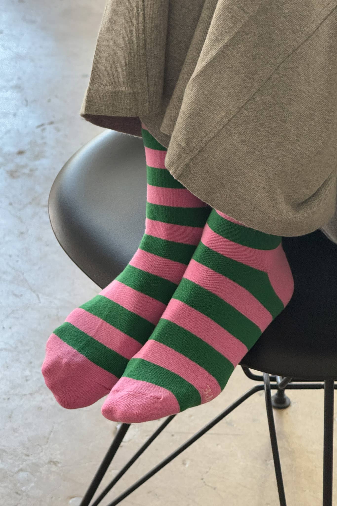Wide Stripe Wally Socks