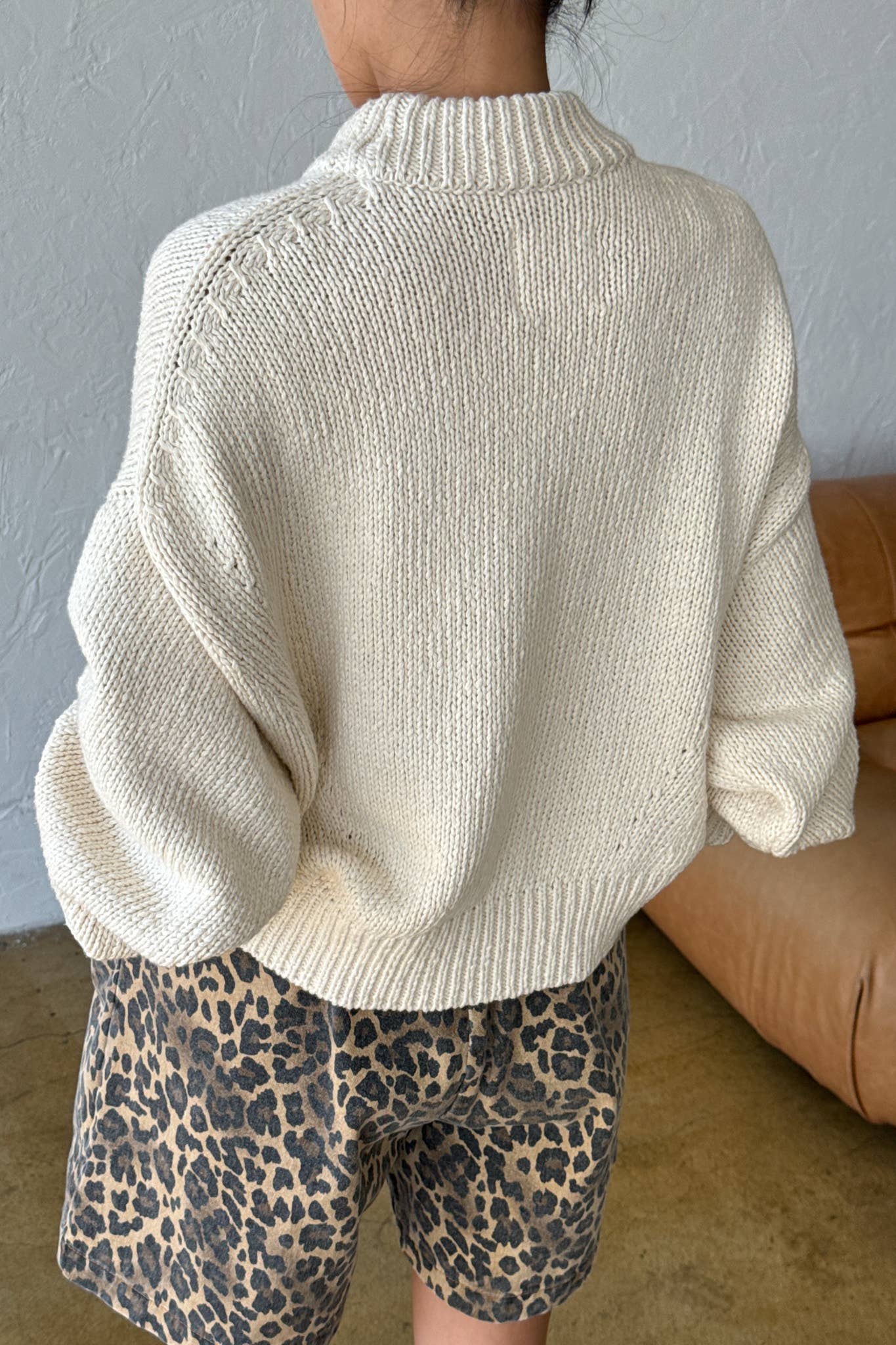 Naturel Zoe Cotton Sweater