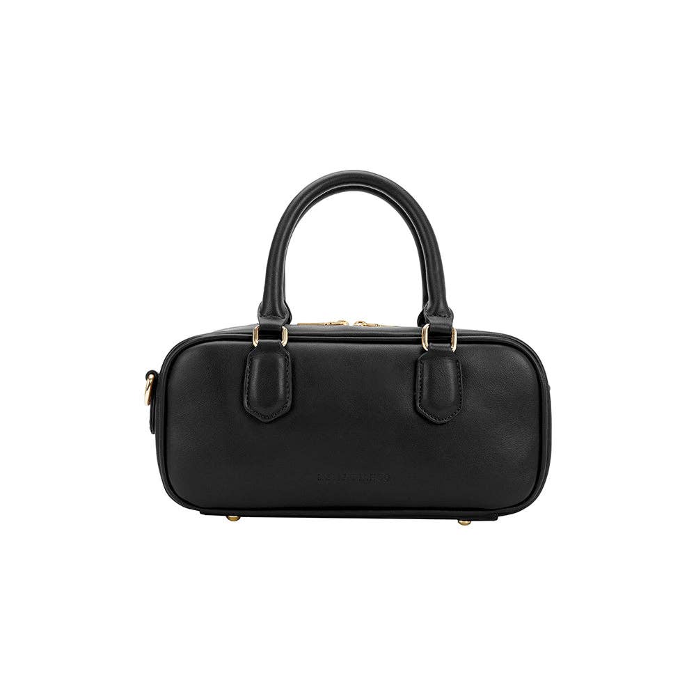 Eden Black Recycled Vegan Top Handle Bag